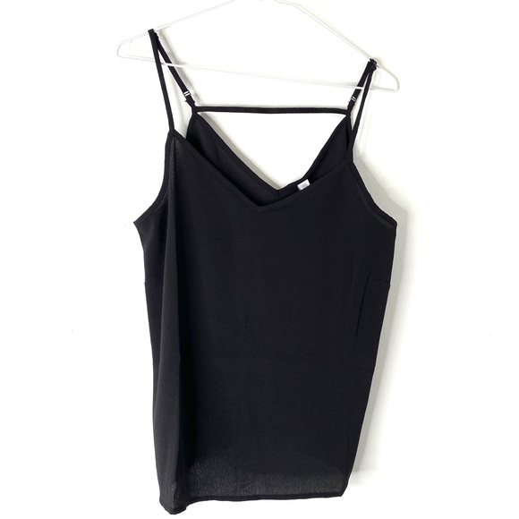 Only Nova Lux Paris Singlet Solid Black Tank Top NWT - Picture 6 of 10